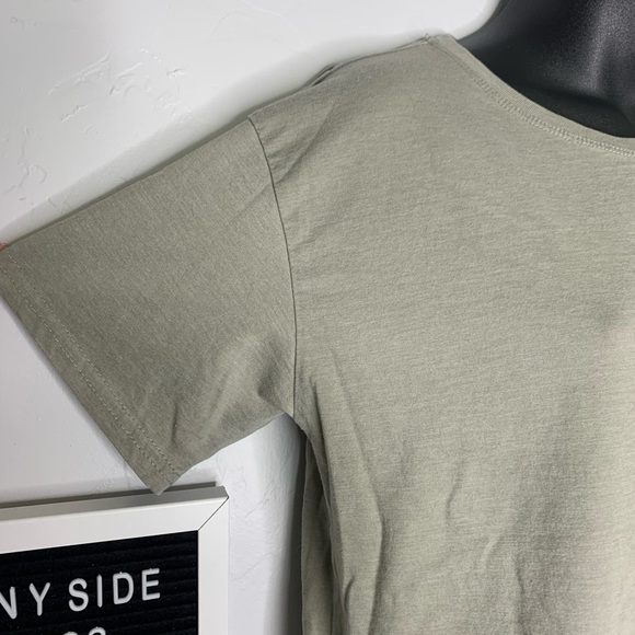 Brisco Brands Green Crew Neck Short Sleeve Shirt Size Large - Picture 3 of 7